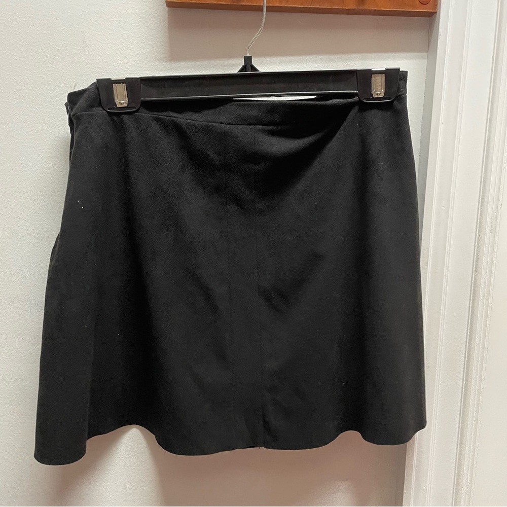 Zara suede mini skirt